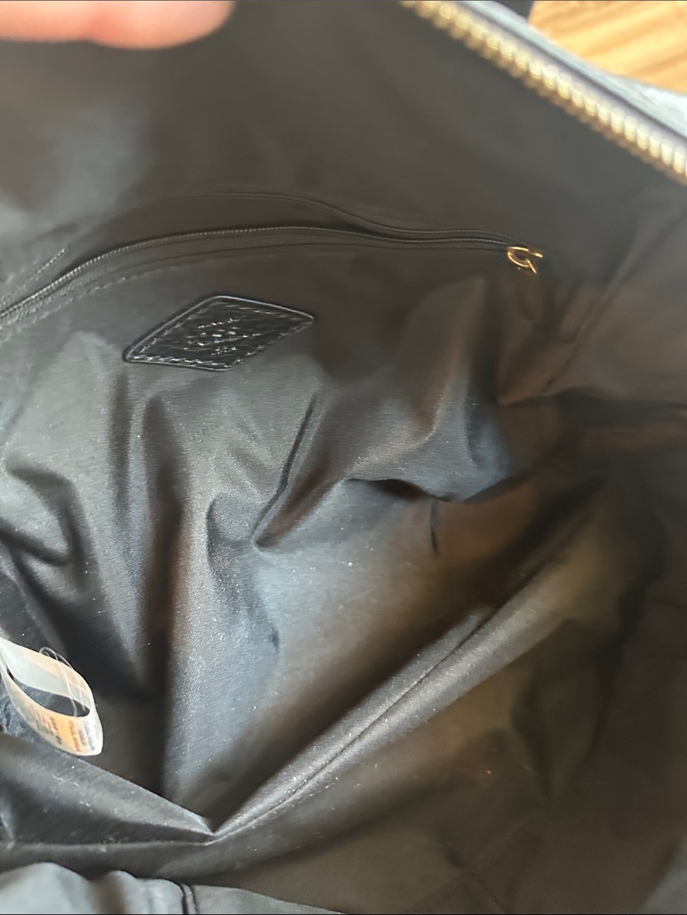 Fossil Black Leather Top-Handle Satchel - Picture 6 of 7